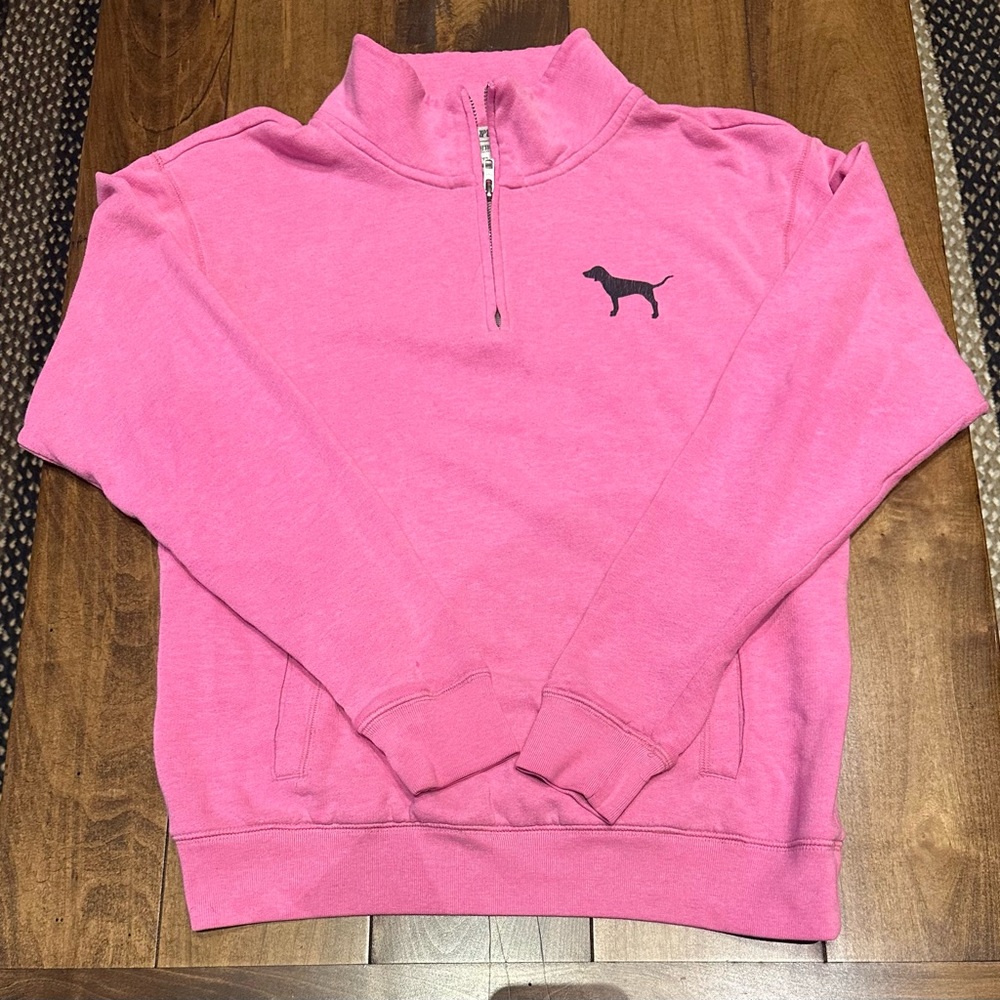Victoria’s Secret PINK Quarter Zip Sweatshirt SIZE: XS